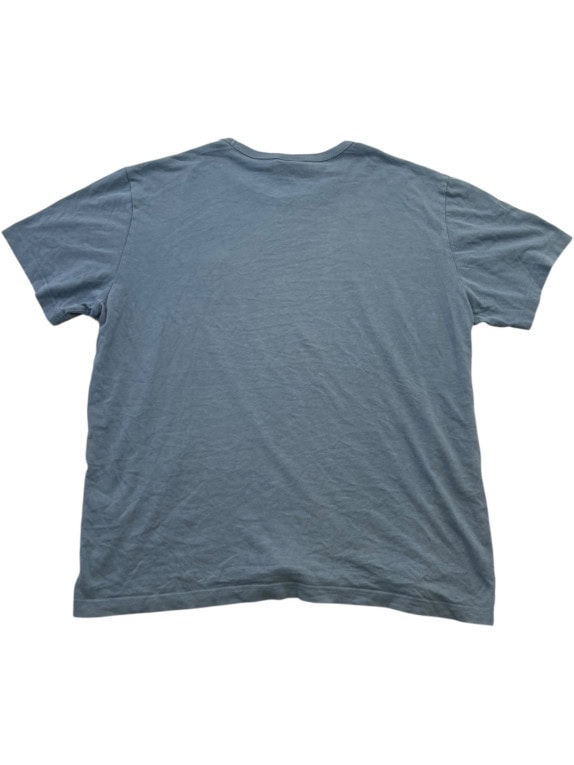 CHAMPION T SHIRT MINIMAL WASHED BLUE UOMO PRE OWNED XL