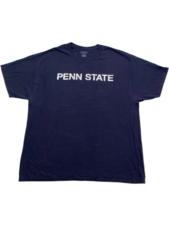 CHAMPION T-SHIRT PENN STATE SPELLOUT & BACK LOGO ΜΠΛΕ UNISEX XL