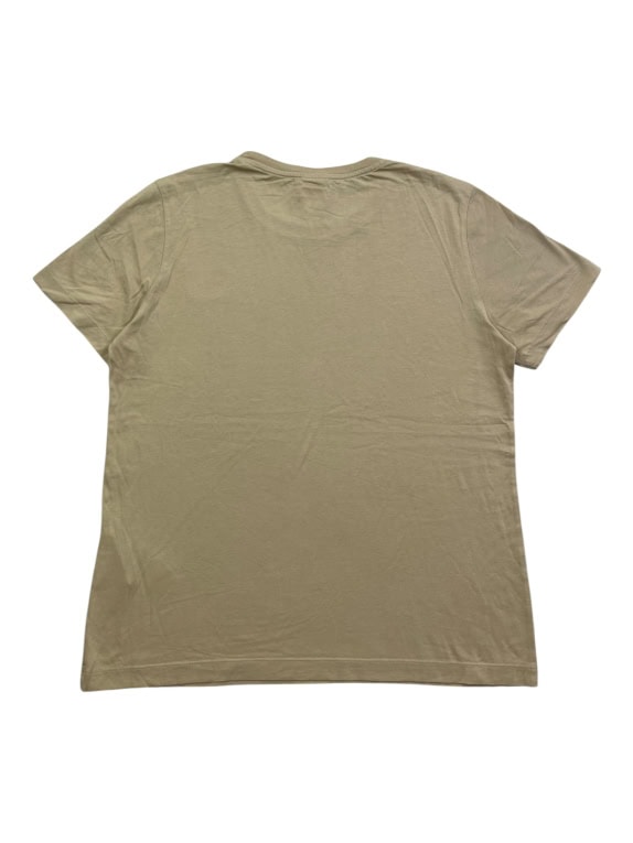 CHAMPION T-SHIRT SCRIPT EMBROIDERED LOGO ΚΑΦΕ/BEIGE ΑΝΔΡΙΚΟ L
