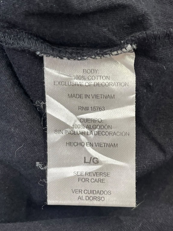 CHAMPION T SHIRT SPELL OUT ΜΑΥΡΟ ΓΥΝΑΙΚΕΙΟ PRE OWNED L