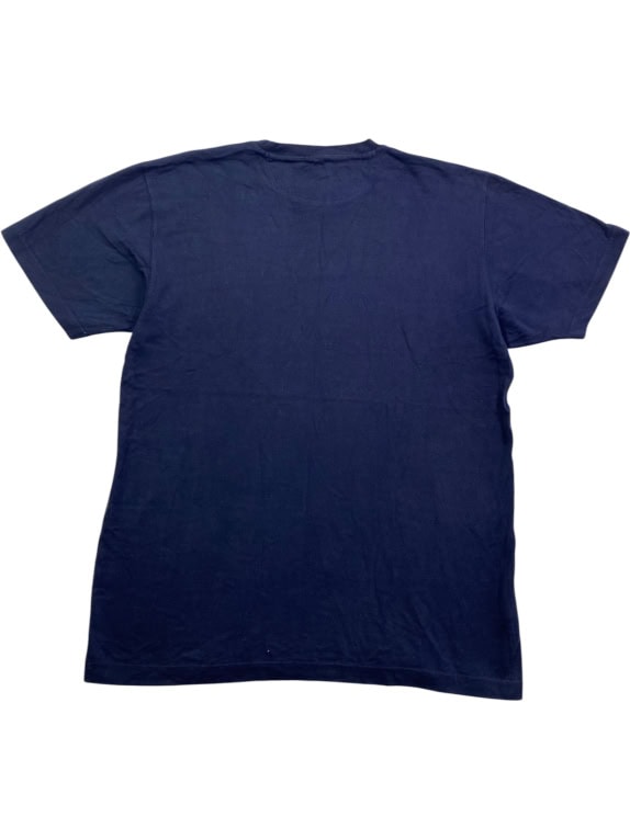 CHAMPION T-SHIRT VINTAGE SMALL LOGO BLUE MEN'S XL