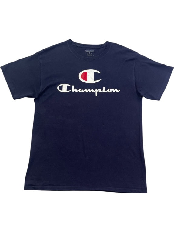 CHAMPION TEE STREETWEAR NAVY ΑΝΤΡΙΚΟ PRE OWNED M