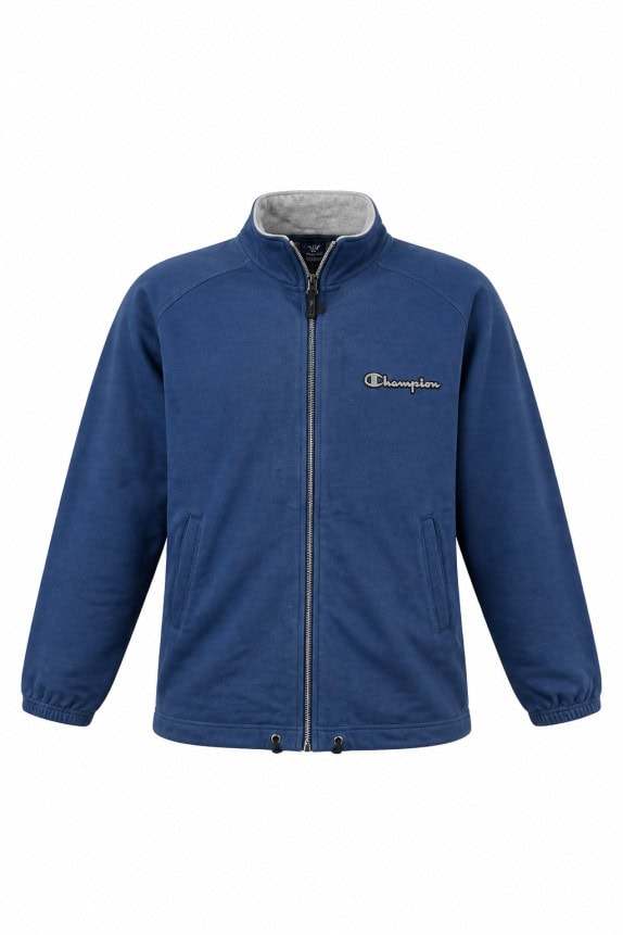 CHAMPION TRACK JACKET MINIMAL BLUE MEN PRE OWNED S