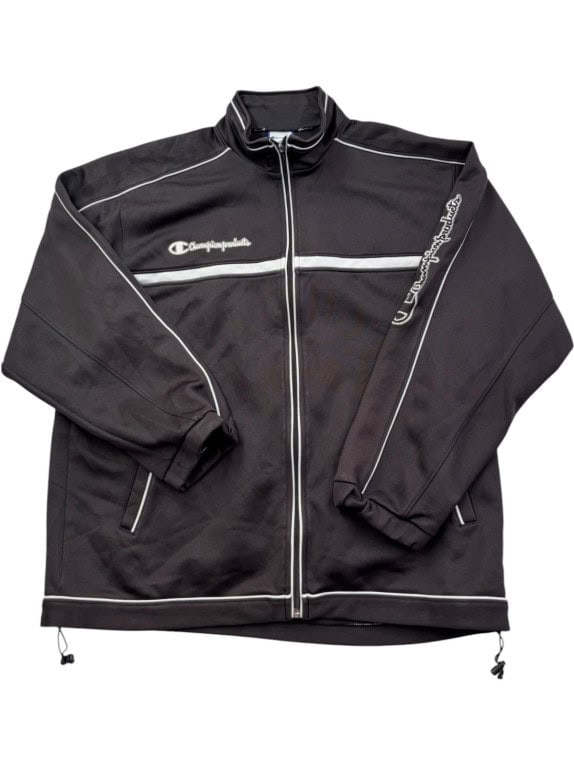 CHAMPION TRACK JACKET SPORTSWEAR ΜΑΥΡΟ UNISEX PRE OWNED M
