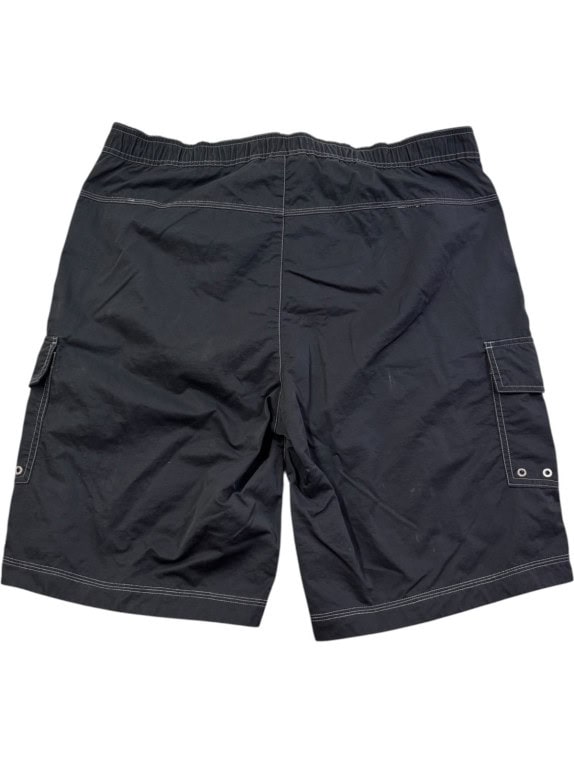 CHAMPION SWIM SHORTS CARGO SPORTSWEAR BLACK MENS PRE OWNED XL
