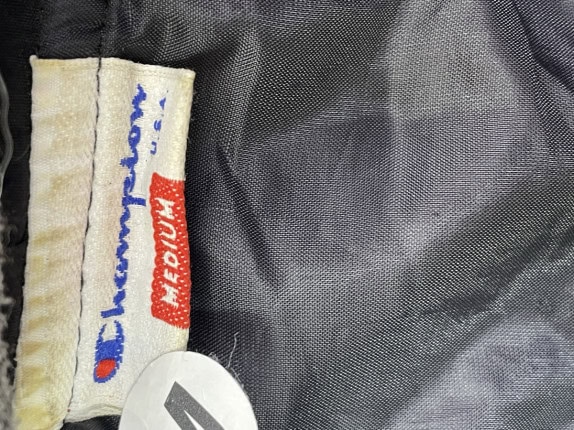 1993 CHAMPION FELPA ZIP MINIMAL CHARCOAL UOMO PRE OWNED M