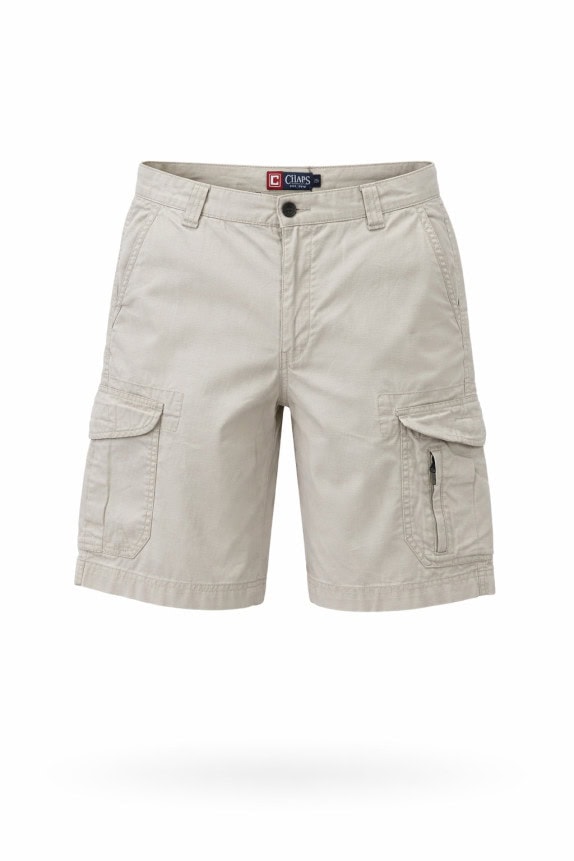 CHAPS SHORTS CARGO UTILITY CREMA UOMO PRE OWNED XL