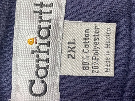 CARHARTT ΦΟΥΤΕΡ ΚΛΑΣΙΚΟ ΜΠΛΕ ΑΝΤΡΙΚΟ PRE OWNED 2XL