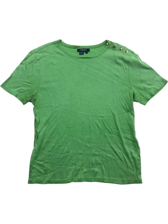 CHAPS T-Shirt Basic Logo Πράσινο Γυναικείο L