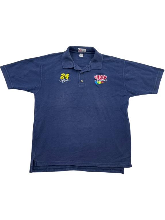 Chase Authentics Polo Shirt Logo Motorsport Μπλε UNISEX L