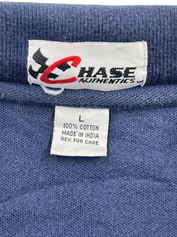 Chase Authentics Polo Shirt Logo Motorsport Μπλε UNISEX L
