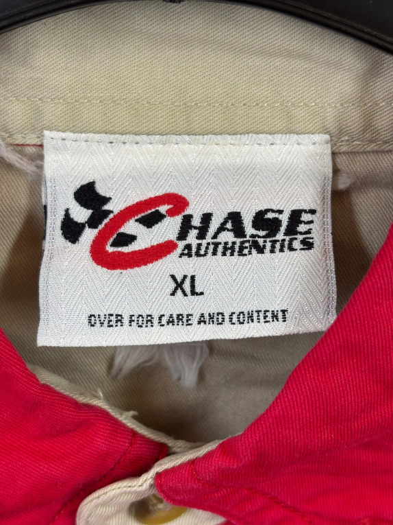 CHASE AUTHENTICS ΠΟΥΚΑΜΙΣΟ ΚΛΑΣΙΚΟ ΚΟΚΚΙΝΟ ΑΝΤΡΙΚΟ PRE OWNED XL