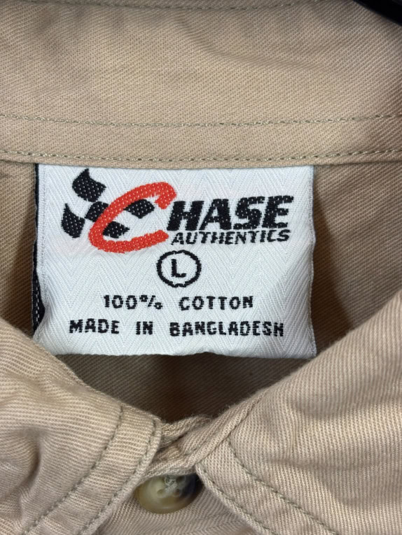CHASE AUTHENTICS ΠΟΥΚΑΜΙΣΟ RACING ΜΠΕΖ ΑΝΤΡΙΚΟ PRE OWNED L
