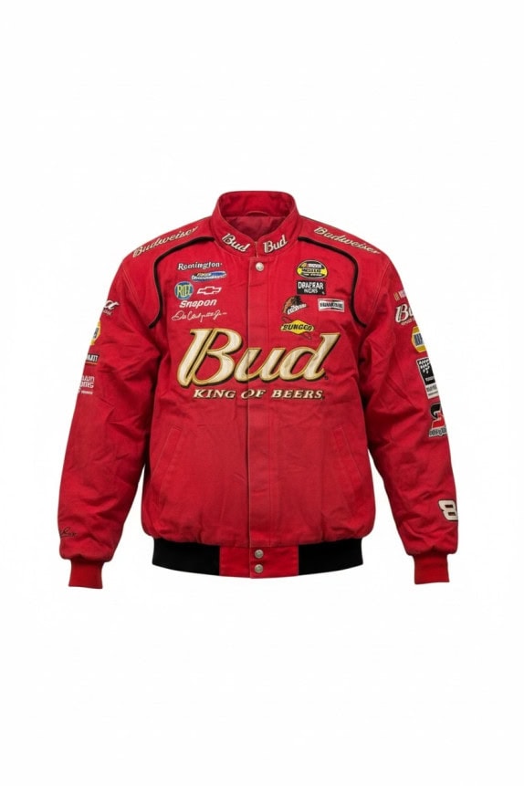 CHASE AUTHENTICS RACING JACKET EMBROIDERED ΚΟΚΚΙΝΟ ΑΝΤΡΙΚΟ PRE OWNED L