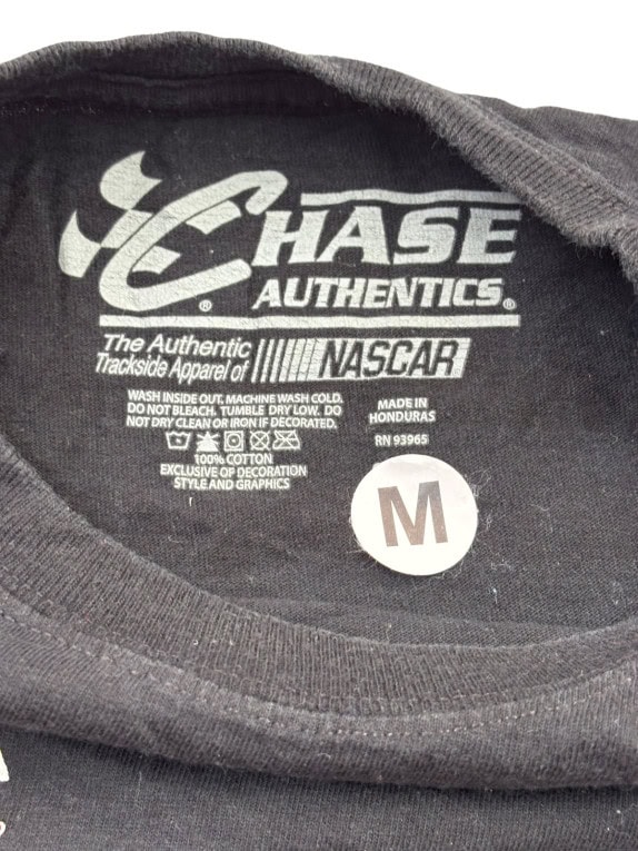 CHASE AUTHENTICS T SHIRT RACING GRAPHIC ΜΑΥΡΟ ΑΝΤΡΙΚΟ PRE OWNED M