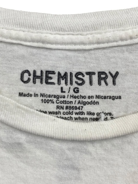 CHEMISTRY Corvette Chevrolet C6.R Racing Graphic T-Shirt Λευκό UNISEX L