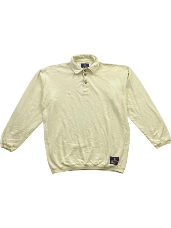 CHEVIGNON ΦΟΥΤΕΡ POLO VINTAGE ΜΕ ΛΟΓΟΤΥΠΟ CREAM ΑΝΔΡΙΚΟ XXL