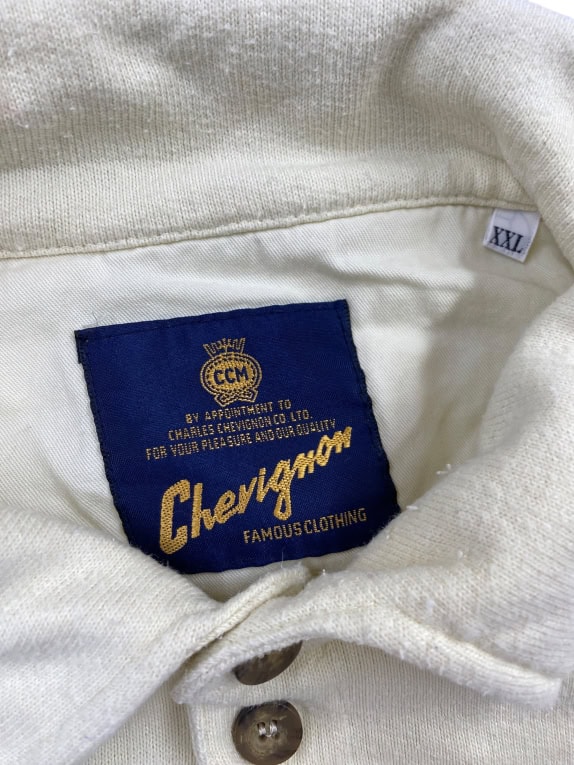 CHEVIGNON ΦΟΥΤΕΡ POLO VINTAGE ΜΕ ΛΟΓΟΤΥΠΟ CREAM ΑΝΔΡΙΚΟ XXL