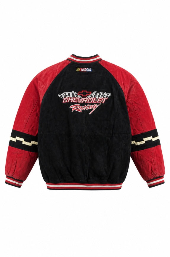 CHEVROLET TRACK JACKET RACING ΚΟΚΚΙΝΟ ΜΑΥΡΟ ΑΝΤΡΙΚΟ PRE OWNED L