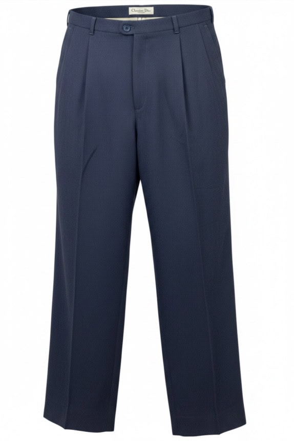 CHRISTIAN DIOR MONSIEUR ΠΑΝΤΕΛΟΝΙ ΜΕ ΠΙΕΤΕΣ CLASSIC NAVY ΑΝΤΡΙΚΟ PRE OWNED L