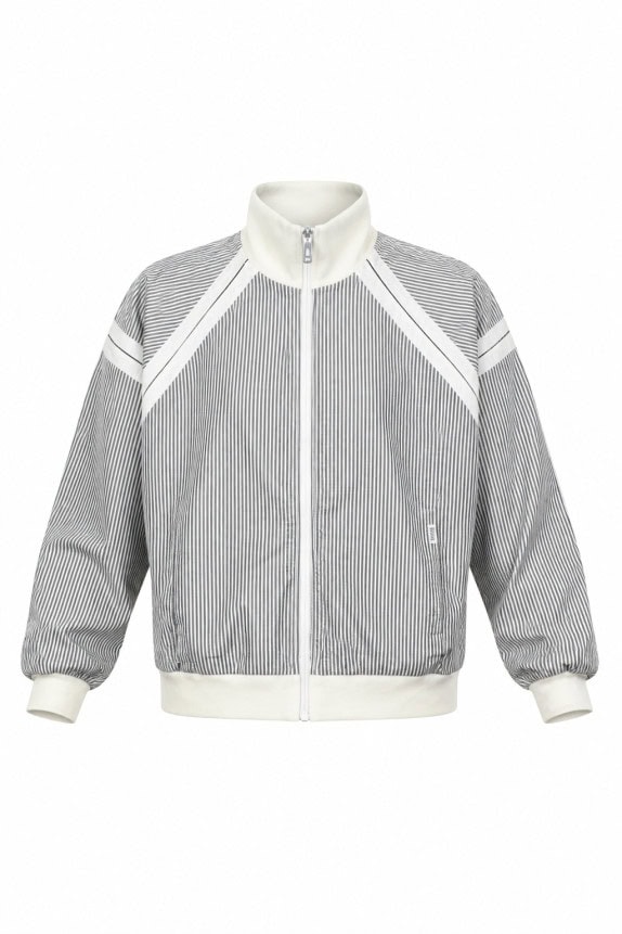 1980s CHRISTIAN DIOR MONSIEUR GIACCA CON ZIP VINTAGE GRIGIO OFF WHITE UOMO PRE OWNED L