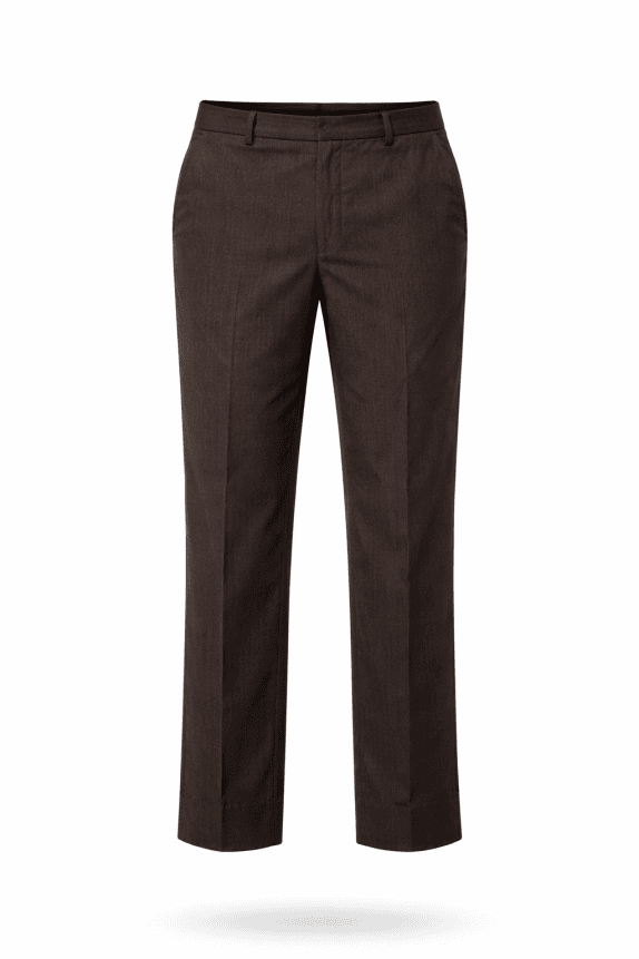 CHRISTIAN DIOR TAILORED TROUSERS CLASSIC BROWN MEN PRE OWNED L