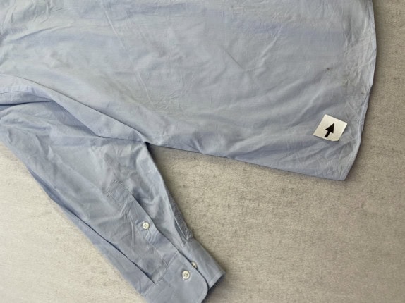 CHRISTIAN DIOR ΠΟΥΚΑΜΙΣΟ ΜΙΝΙΜΑΛ ΜΠΛΕ ΑΝΤΡΙΚΟ PRE OWNED XL