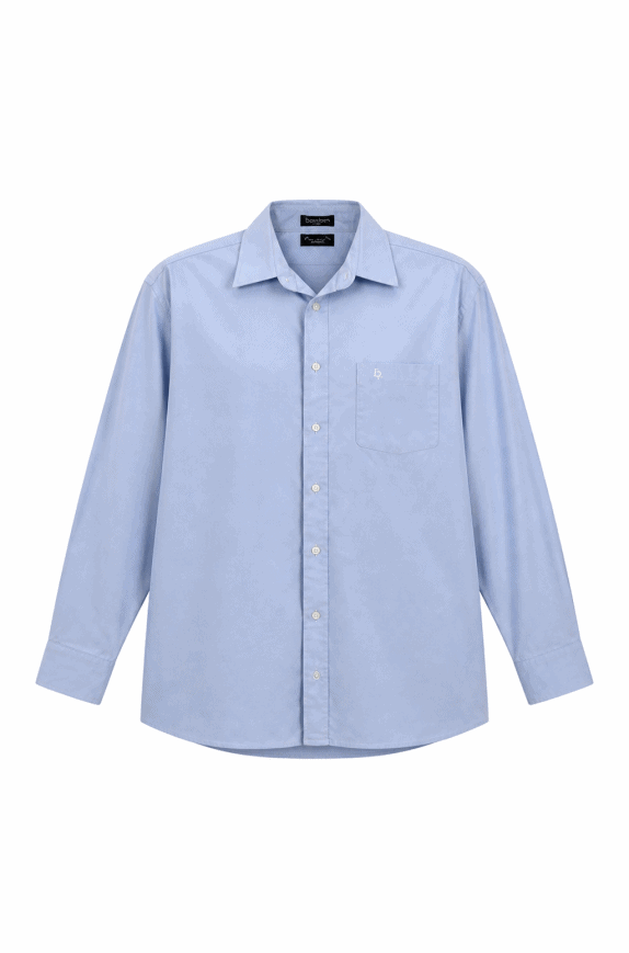 CHRISTIAN DIOR CAMICIA MINIMAL BLU UOMO PRE OWNED XL