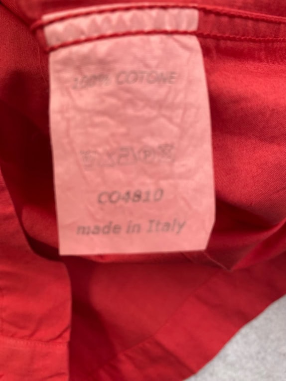 Ciesse Piumini Camicia Casual con Logo Rossa da Uomo M