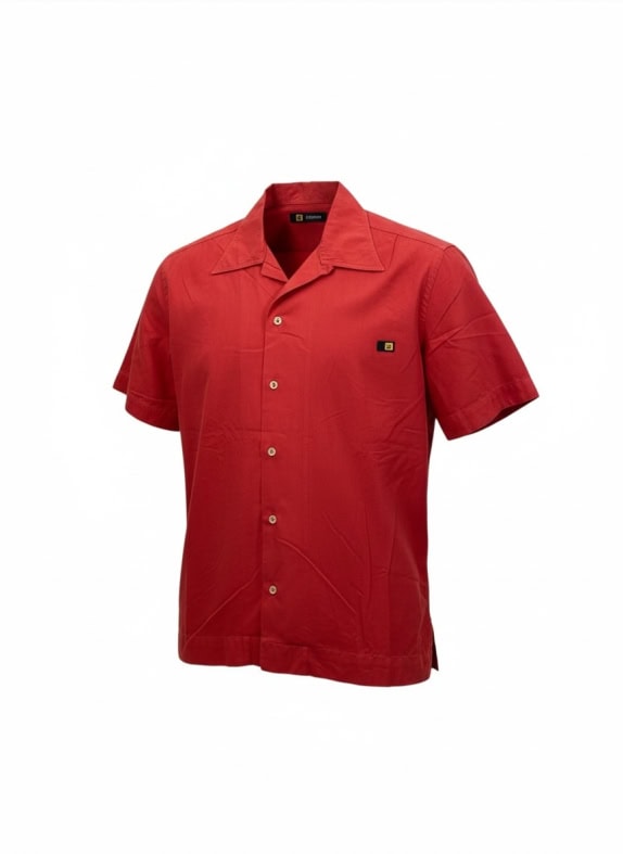 Ciesse Piumini Camicia Casual con Logo Rossa da Uomo M