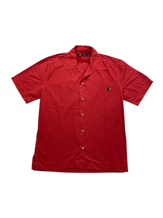 Ciesse Piumini Camicia Casual con Logo Rossa da Uomo M