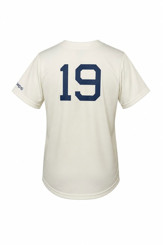 CLEVELAND BASEBALL JERSEY SPORTSWEAR CREAM MEN PRE OWNED L