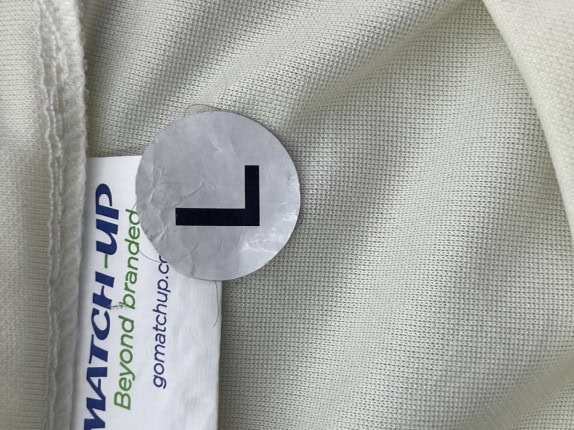 CLEVELAND BASEBALL JERSEY SPORTSWEAR CREAM MEN PRE OWNED L