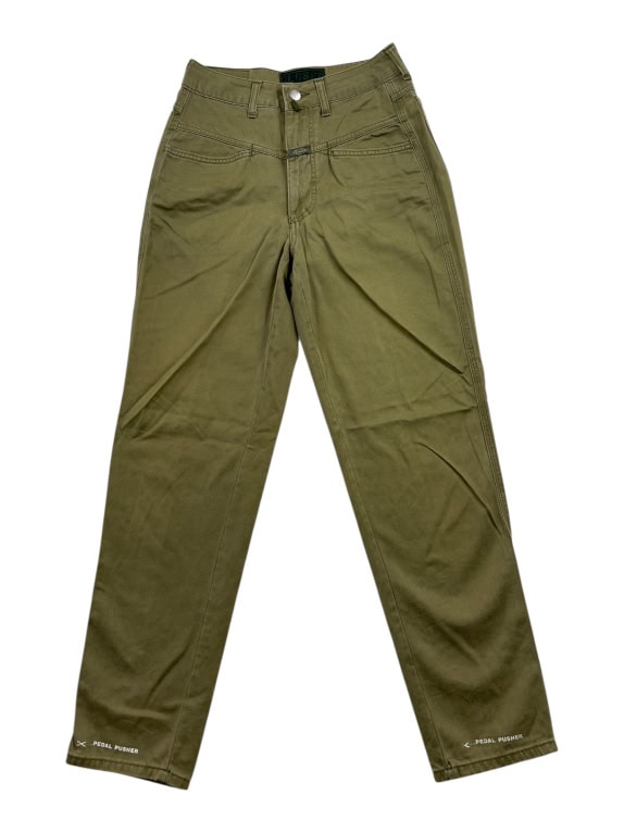 Closed Παντελόνι Chino Casual Minimal Λαδί Ανδρικό XS