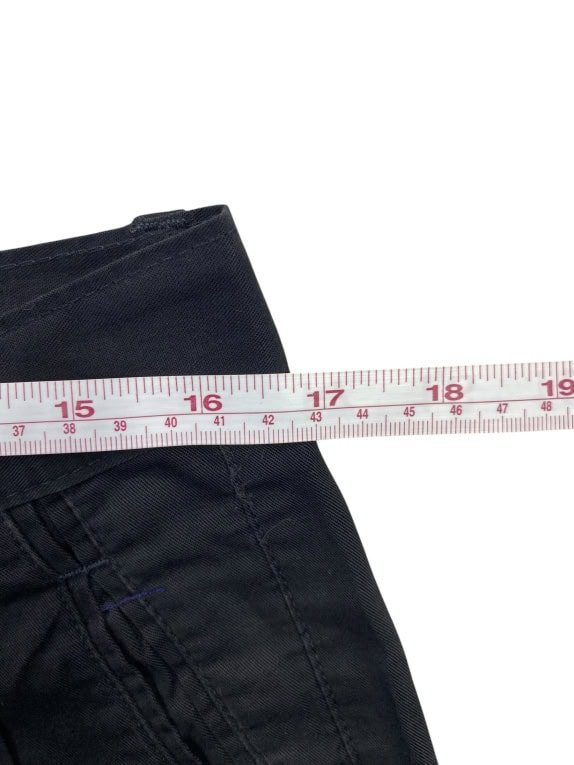 CLOSED pantaloni chino vintage logo neri da uomo M