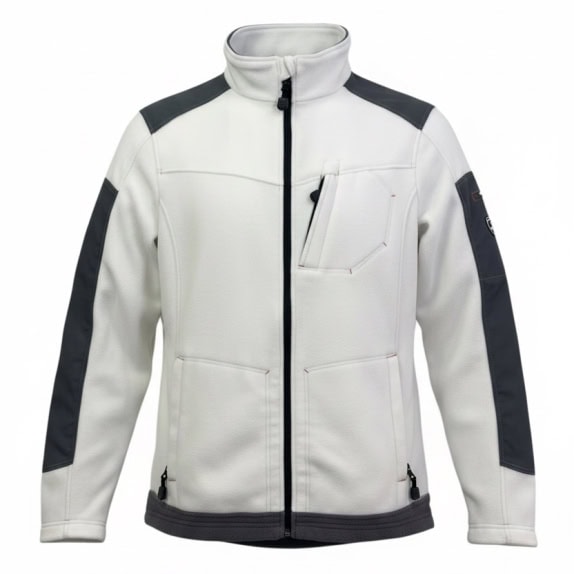 CMP FLEECE ZIP JACKET MINIMAL SPORTSWEAR OFF WHITE MENS pre owned