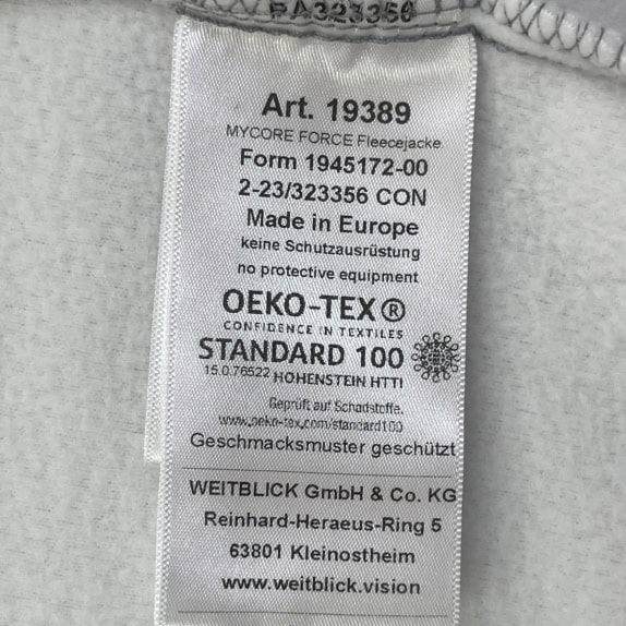 CMP FLEECE ZIP JACKET MINIMAL SPORTSWEAR OFF WHITE ΑΝΤΡΙΚΟ pre owned