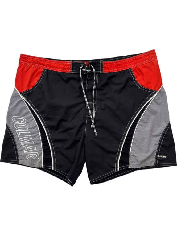 COLMAR BERMUDA SPORTSWEAR ΜΑΥΡΟ ΚΟΚΚΙΝΟ ΓΚΡΙ ΑΝΤΡΙΚΟ PRE OWNED XL