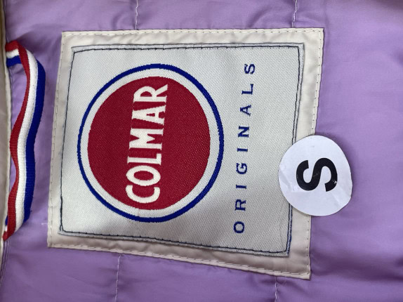 COLMAR ORIGINALS PUFFER VEST SPORTSWEAR CREAM WOMEN PRE OWNED S