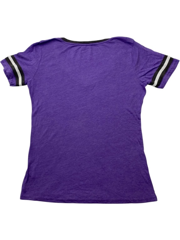 Colorado Rockies Μωβ T-Shirt με V Λαιμό και Print