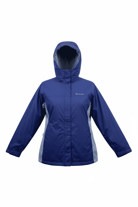 COLUMBIA Hooded Windbreaker Outdoor Blue Women’s M