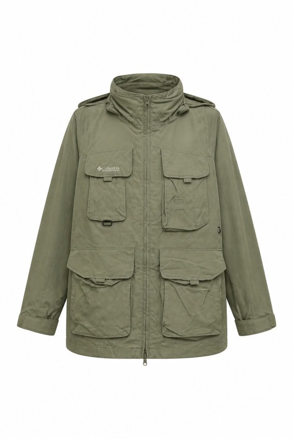 COLUMBIA JACKET UTILITY OLIVE ΑΝΤΡΙΚΟ PRE OWNED M