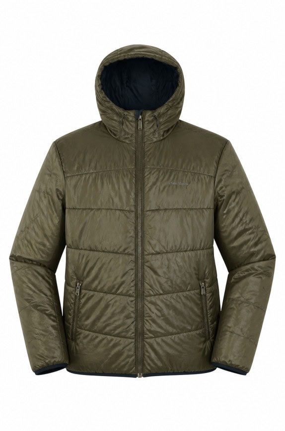 COLUMBIA ΜΠΟΥΦΑΝ PUFFER ΚΑΠΙΤΟΝΕ OLIVE ΑΝΤΡΙΚΟ PRE OWNED L
