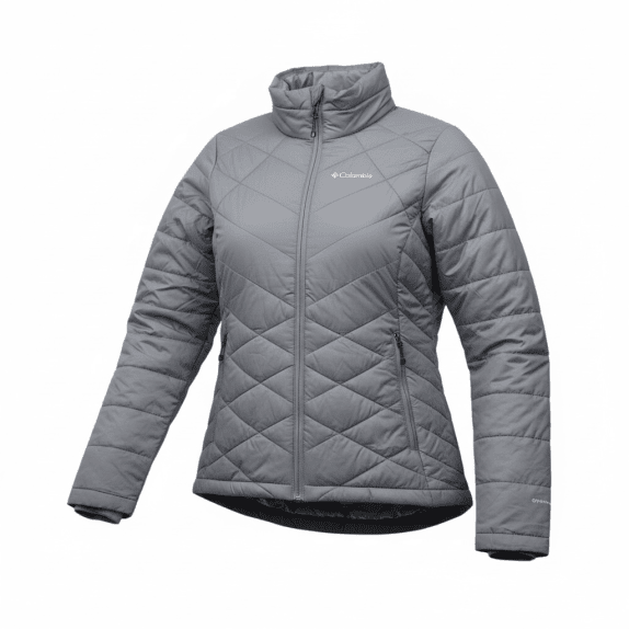 Columbia Μπουφάν Puffer Outdoor Γκρι Γυναικείο S