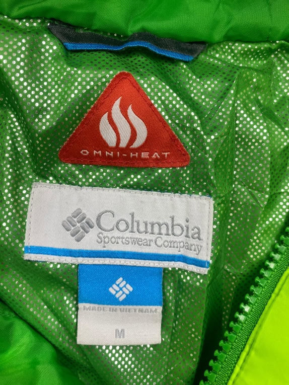 Columbia Omni-Heat Puffer Μπουφάν Λαχανί με Κουκούλα Unisex M