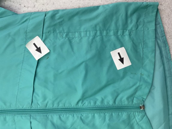 COLUMBIA WINDBREAKER MINIMAL ΤΙΡΚΟΥΑΖ ΓΥΝΑΙΚΕΙΟ PRE OWNED S
