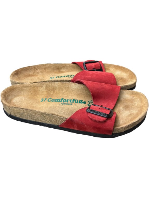 COMFORTFUSSE ΣΑΝΔΑΛΙΑ SLIDE ΚΛΑΣΙΚΑ ΚΟΚΚΙΝΑ ΓΥΝΑΙΚΕΙΑ PRE OWNED EU 37