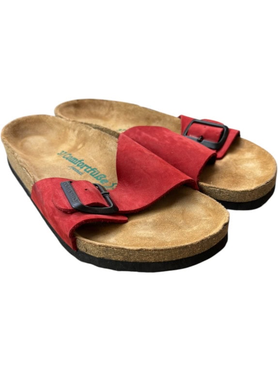 COMFORTFUSSE ΣΑΝΔΑΛΙΑ SLIDE ΚΛΑΣΙΚΑ ΚΟΚΚΙΝΑ ΓΥΝΑΙΚΕΙΑ PRE OWNED EU 37