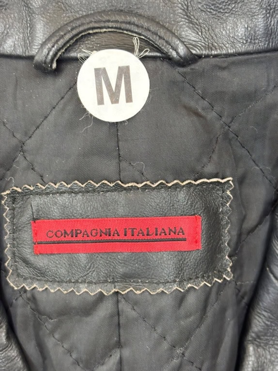 COMPAGNIA ITALIANA ΔΕΡΜΑΤΙΝΟ ΣΑΚΑΚΙ CLASSIC ΜΑΥΡΟ ΓΥΝΑΙΚΕΙΟ PRE OWNED M