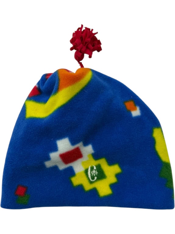 Conte of Florence Fleece Σκουφάκι Vintage Logo Μπλε Πολύχρωμο Unisex One Size